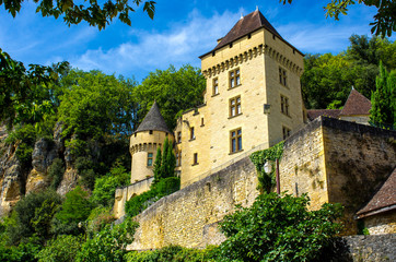 Fototapeta na wymiar lovely little castle, France