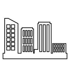Urban city buildings icon vector illustration graphic dsign