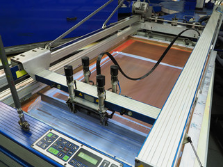 Carousel screen printing machine