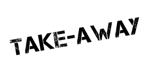 Take-Away rubber stamp. Grunge design with dust scratches. Effects can be easily removed for a clean, crisp look. Color is easily changed.