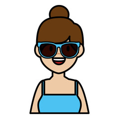 beautiful woman avatar character