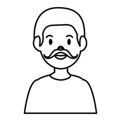 Fototapeta premium young man avatar character