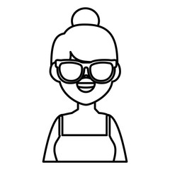 beautiful woman avatar character