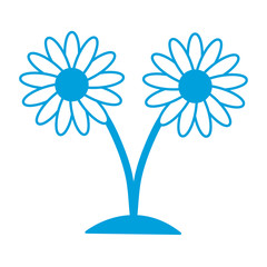 beautiful flowers icon
