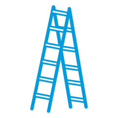 Step ladder tool Vector Ilustration icon urban