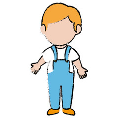 cute little boy character