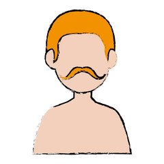 young man shirtless avatar character