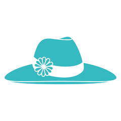 female beach hat icon