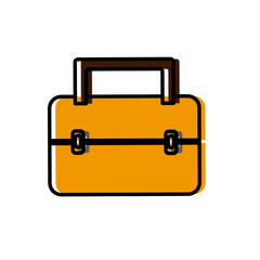 Construction tool box icon vector illustration graphic design