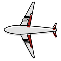 airplane flying isolated icon