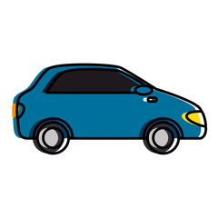 car vehicle isolated icon