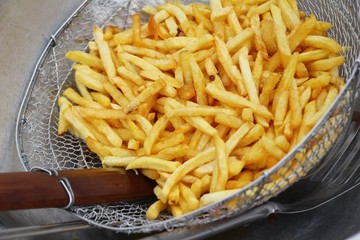 French fries is delicious in the market