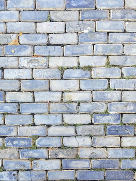 Grey flagstones texture wall template