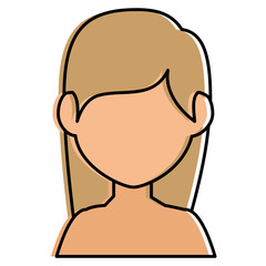 beautiful woman shirtless avatar character