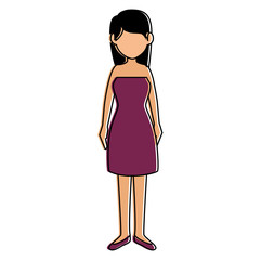 beautiful woman avatar character