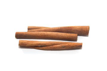  cinnamon stick isolated on white background