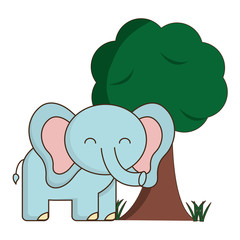 cute elephant icon