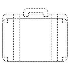 travel suitcase isolated icon