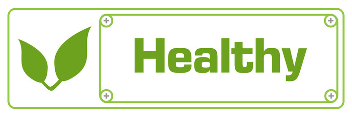 Healthy Green Horizontal Border Screw 