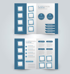 Abstract flyer design background. Brochure template. Can be used for magazine cover, business mockup, education, presentation, report. 