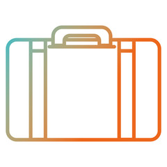 travel suitcase isolated icon