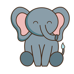 cute elephant icon