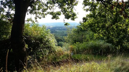 Malvern Hills view Towards West