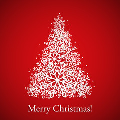 Red Christmas background
