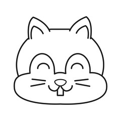 cute squirrel icon