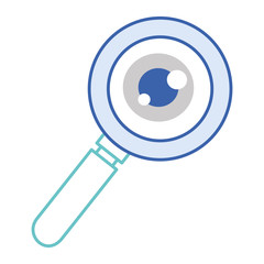 magnifying glass isolated icon