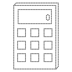 calculator math isolated icon