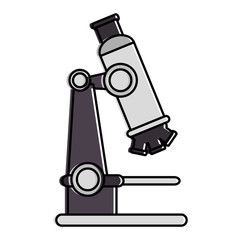 microscope laboratory isolated icon