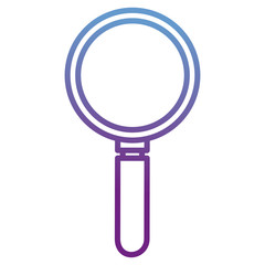 magnifying glass isolated icon