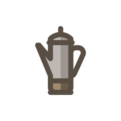 Obraz premium Coffee Filled - Coffee Percolator Icon