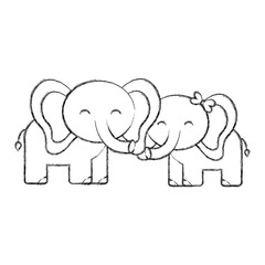 cute elephant icon