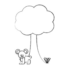 cute koala icon