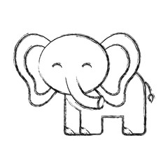 cute elephant icon