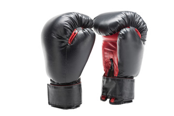 black boxing gloves