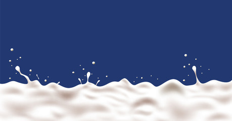 Realistic natural milk illustration - 173010374