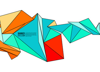 Vector Color Triangle Design Templates