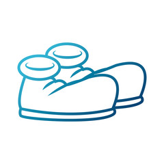 Construction boots isolated icon vector illustration graphic design