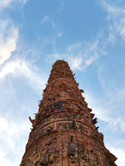 Totem in old San Juan, Puerto Rico.