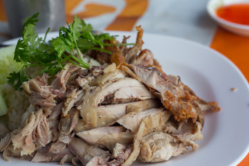 Hainanese chicken rice