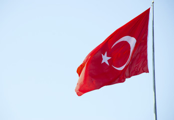 Turkish Flag / Turkish flag waving in the wind