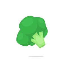 Broccoli vector isolated illustration