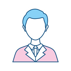 lawyer icon over white background colorful design vector illustration