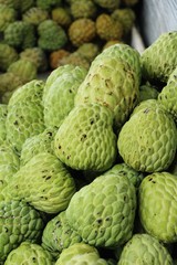 Sugar apple is delicious in the market