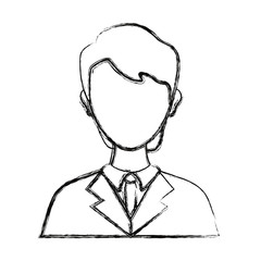 lawyer icon over white background vector illustration