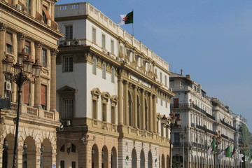 Fototapeta na wymiar Style architectural de la ville d'Alger, Algérie