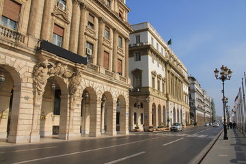 Fototapeta na wymiar Style architectural de la ville d'Alger, Algérie